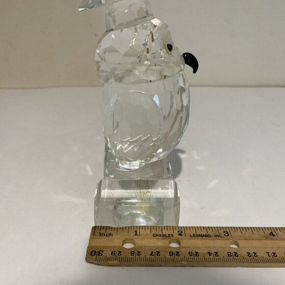 Shannon Crystal Graduation Owl Figurine with Mortar Board Sitting on a Book 5.5" - Picture 12 of 12